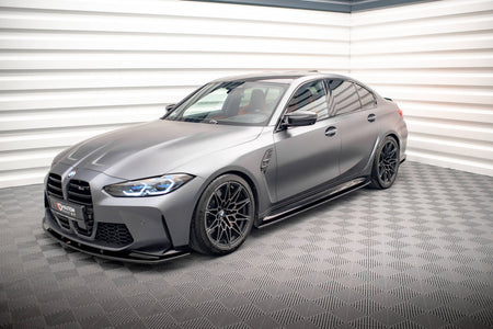 Side Skirts Diffusers V.1 suitable for BMW M3 Sedan / Touring G80 / G81