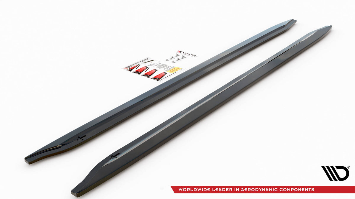 Side Skirts Diffusers V.1 suitable for BMW M3 Sedan / Touring G80 / G81