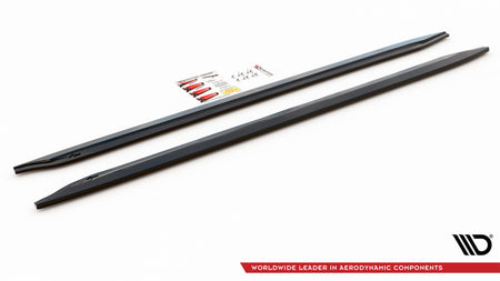 Side Skirts Diffusers V.1 suitable for BMW M3 Sedan / Touring G80 / G81