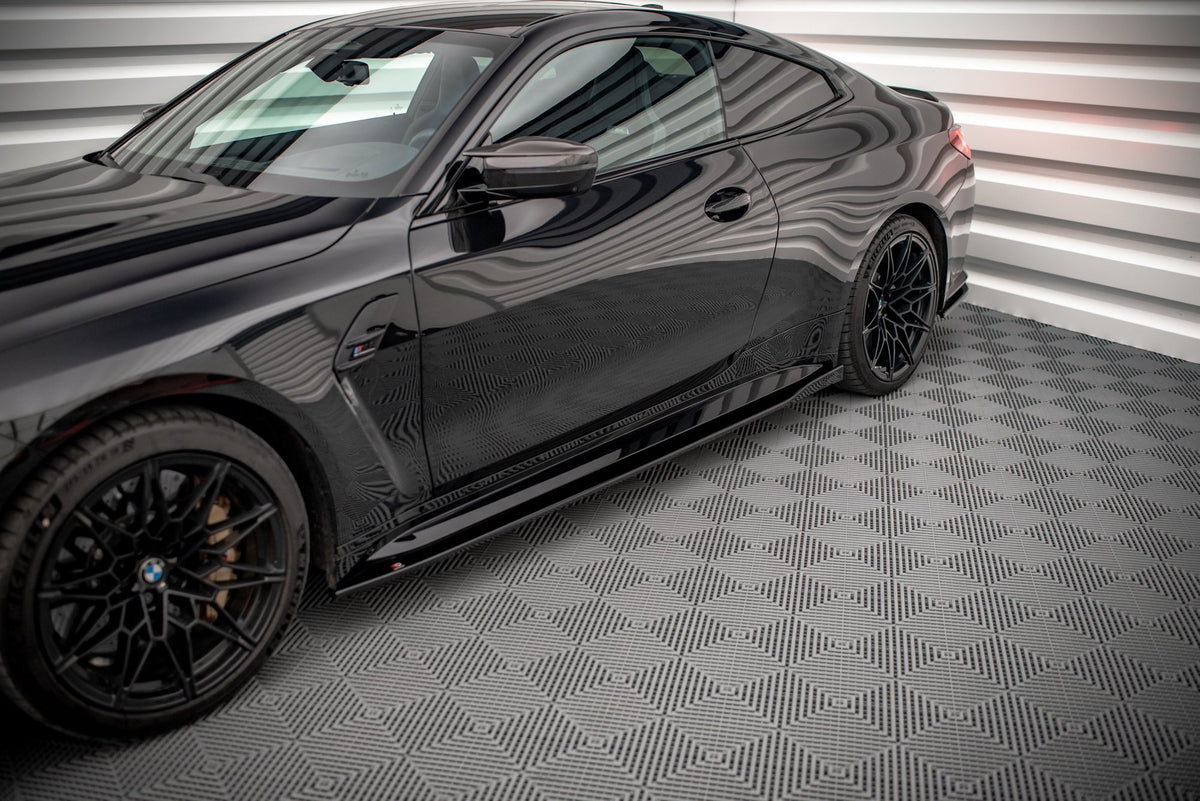 Side Skirts Diffusers V.1 suitable for BMW M4 G82 / G82 Facelift