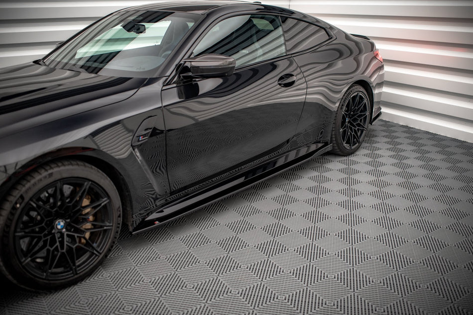 Side Skirts Diffusers V.1 suitable for BMW M4 G82 / G82 Facelift