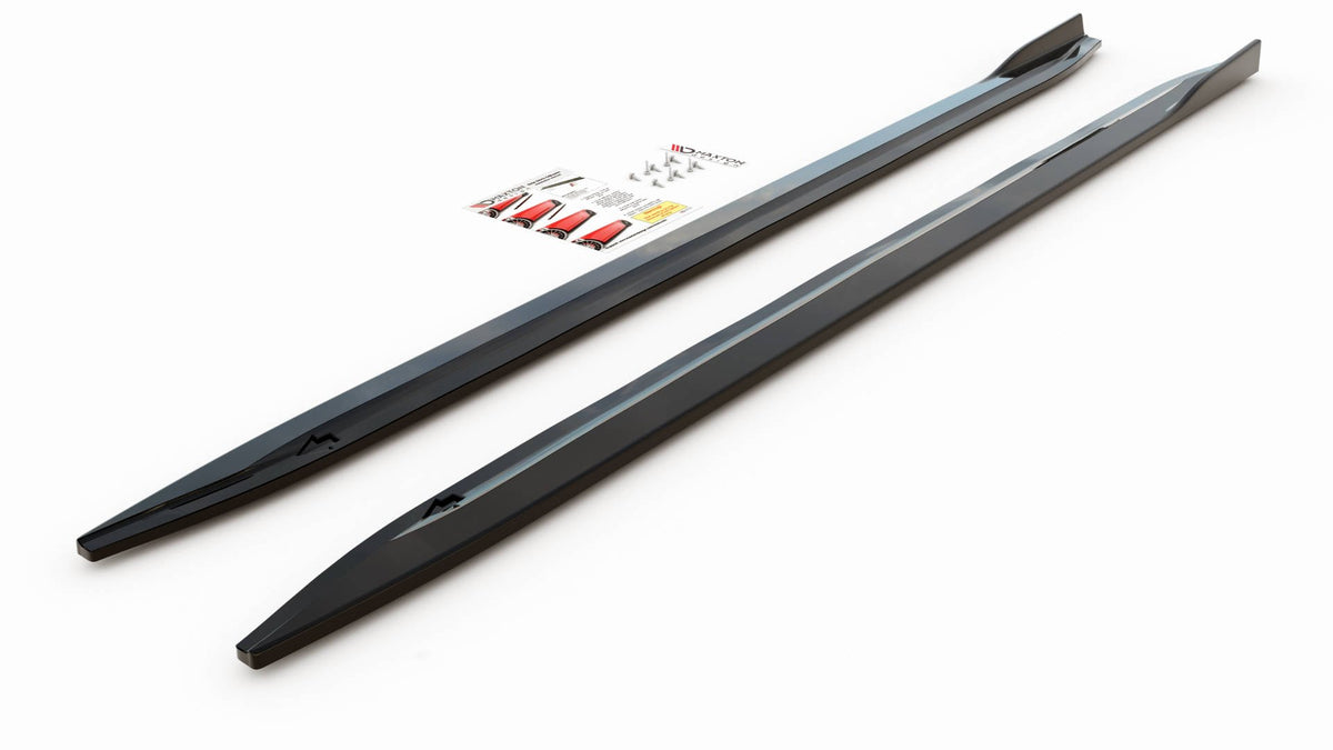 Side Skirts Diffusers V.1 suitable for BMW M4 G82 / G82 Facelift