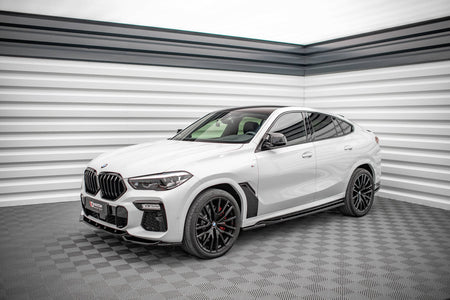 Side Skirts Diffusers V.1 suitable for BMW X6 M F96 / X6 M-Pack G06