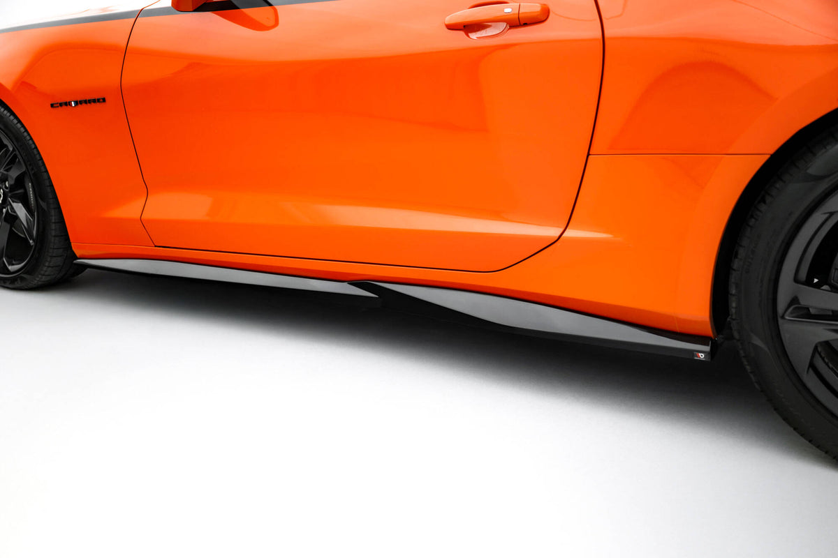 Side Skirts Diffusers V.1 suitable for Chevrolet Camaro SS Mk6 Facelift