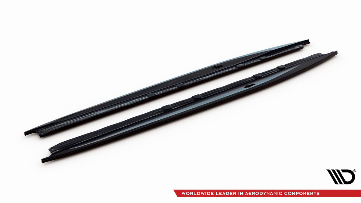 Side Skirts Diffusers V.1 suitable for Cupra Leon ST / Hatchback  Aero Mk1 Facelift