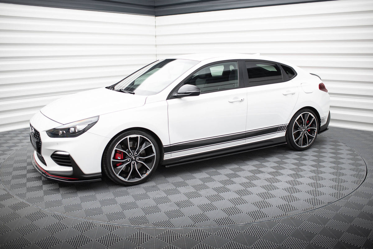 Side Skirts Diffusers V.1 suitable for Hyundai I30 N Mk3 Hatchback / Fastback