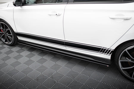 Side Skirts Diffusers V.1 suitable for Hyundai I30 N Mk3 Hatchback / Fastback