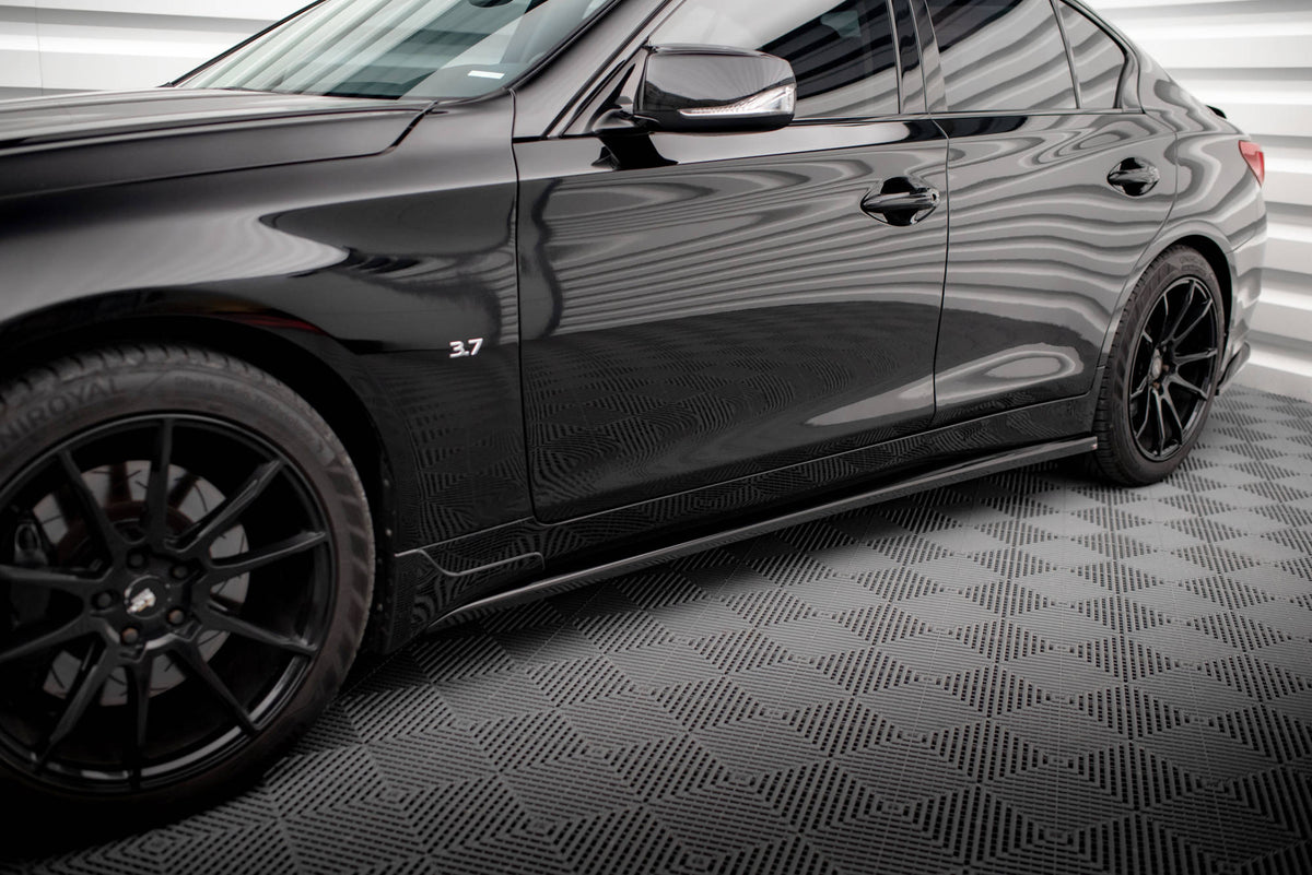 Side Skirts Diffusers V.1 suitable for Infiniti Q50 S Mk1