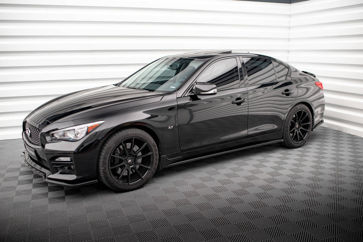 Side Skirts Diffusers V.1 suitable for Infiniti Q50 S Mk1