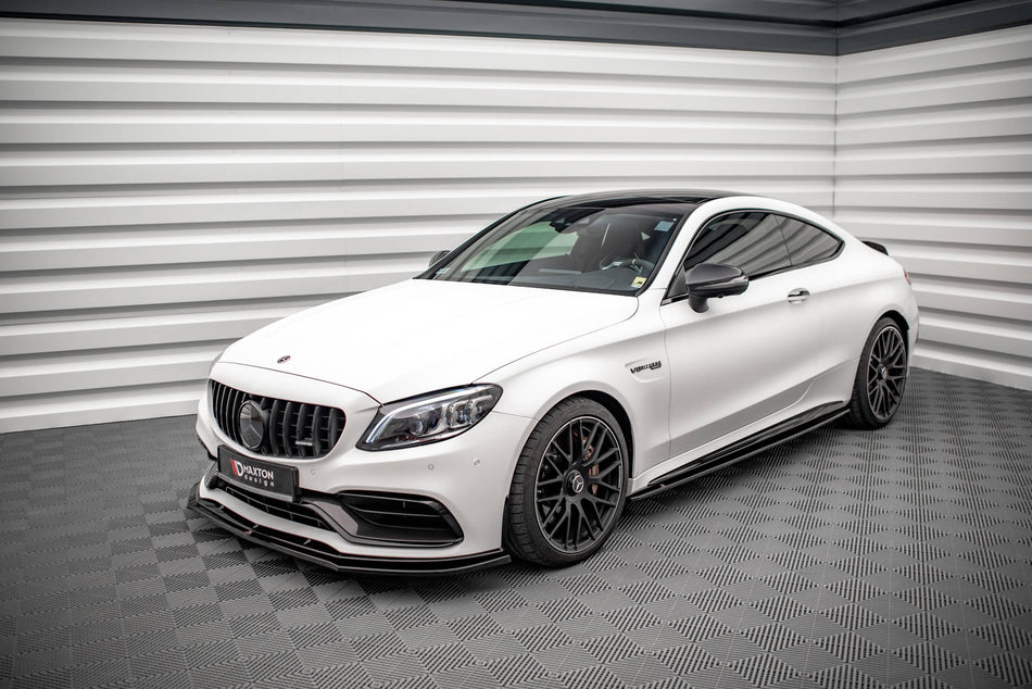 Side Skirts Diffusers V.1 suitable for Mercedes-AMG C 63AMG Coupe C205 Facelift