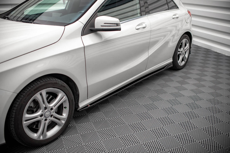 Side Skirts Diffusers V.1 suitable for Mercedes-Benz A W176