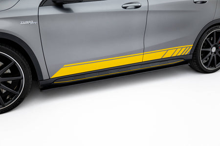 Side Skirts Diffusers V.1 suitable for Mercedes-Benz GLA 45 AMG