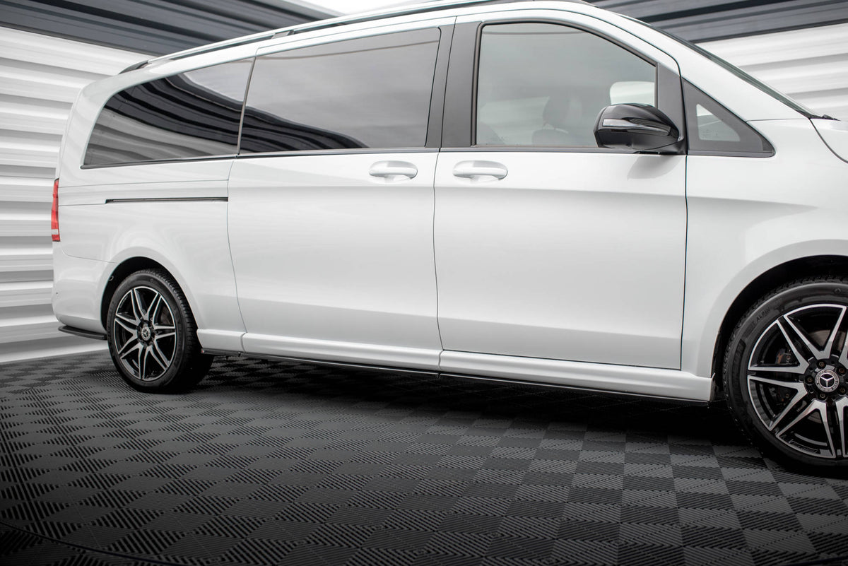 Side Skirts Diffusers V.1 suitable for Mercedes-Benz V-Class Extra Long AMG-Line W447