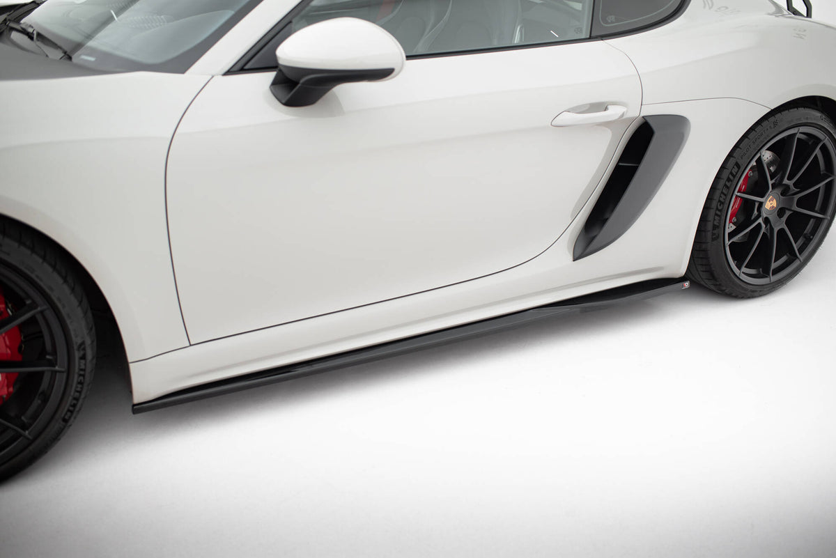 Side Skirts Diffusers V.1 suitable for Porsche 718 Cayman GTS 982c / 718 Boxster GTS 982