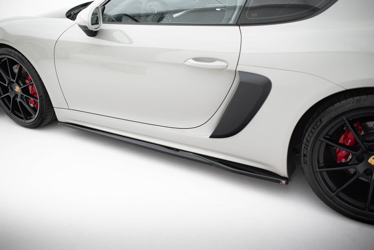 Side Skirts Diffusers V.1 suitable for Porsche 718 Cayman GTS 982c / 718 Boxster GTS 982
