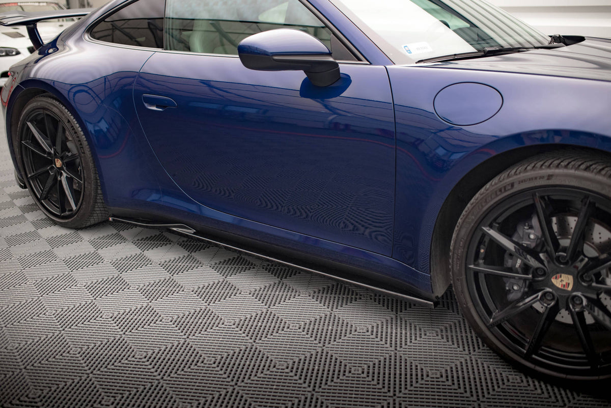 Side Skirts Diffusers V.1 suitable for Porsche 911 Carrera Aero / Carrera GTS 992