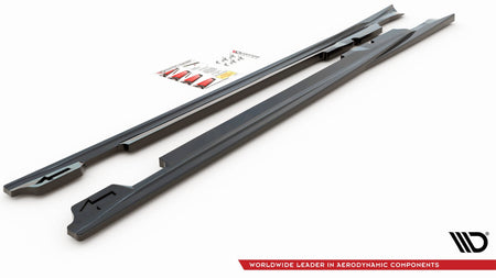 Side Skirts Diffusers V.1 suitable for Porsche Panamera Turbo 970 Facelift