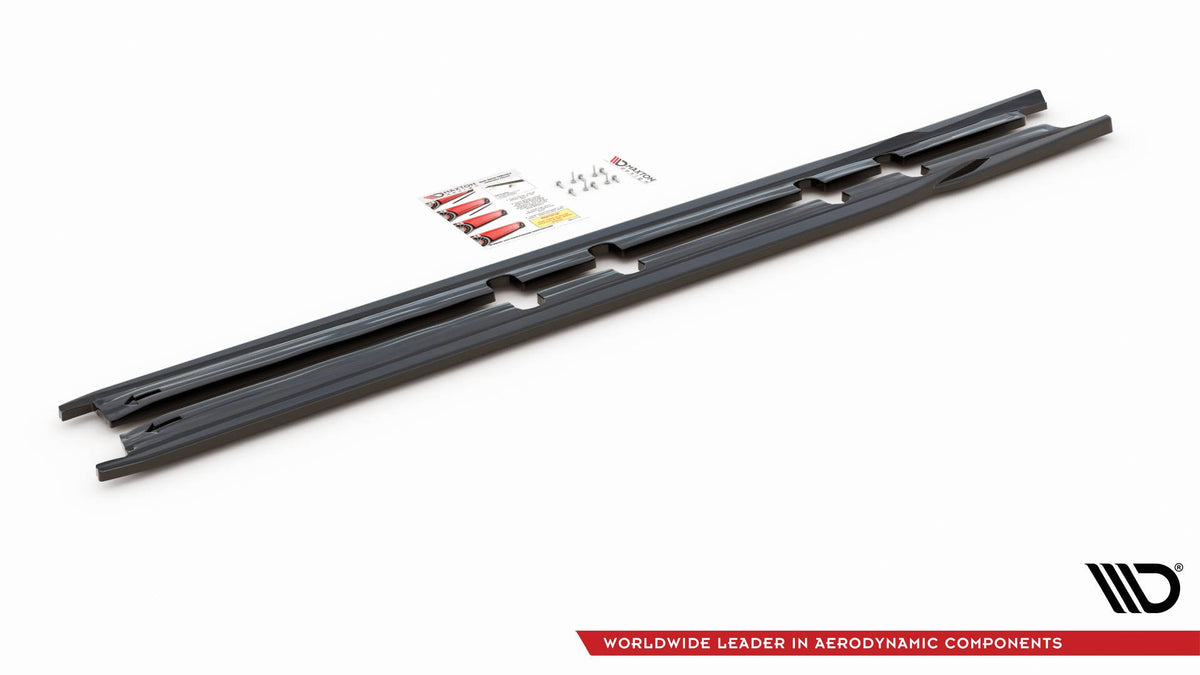 Side Skirts Diffusers V.1 suitable for Seat Leon FR ST / Hatchback Mk4 / Cupra Leon ST / Hatchback Mk1 / Mk1 Facelift
