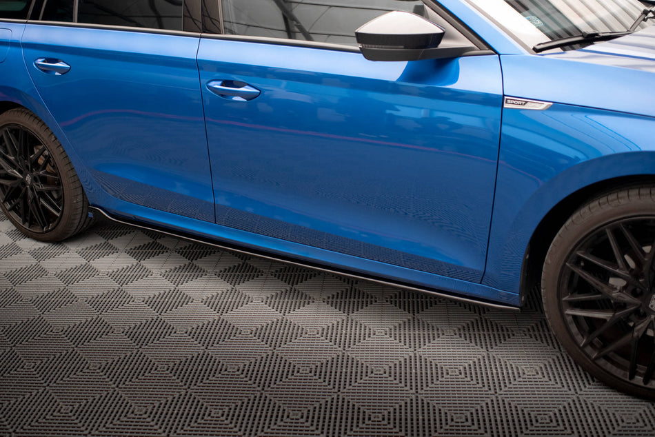 Side Skirts Diffusers V.1 suitable for Skoda Octavia Mk4