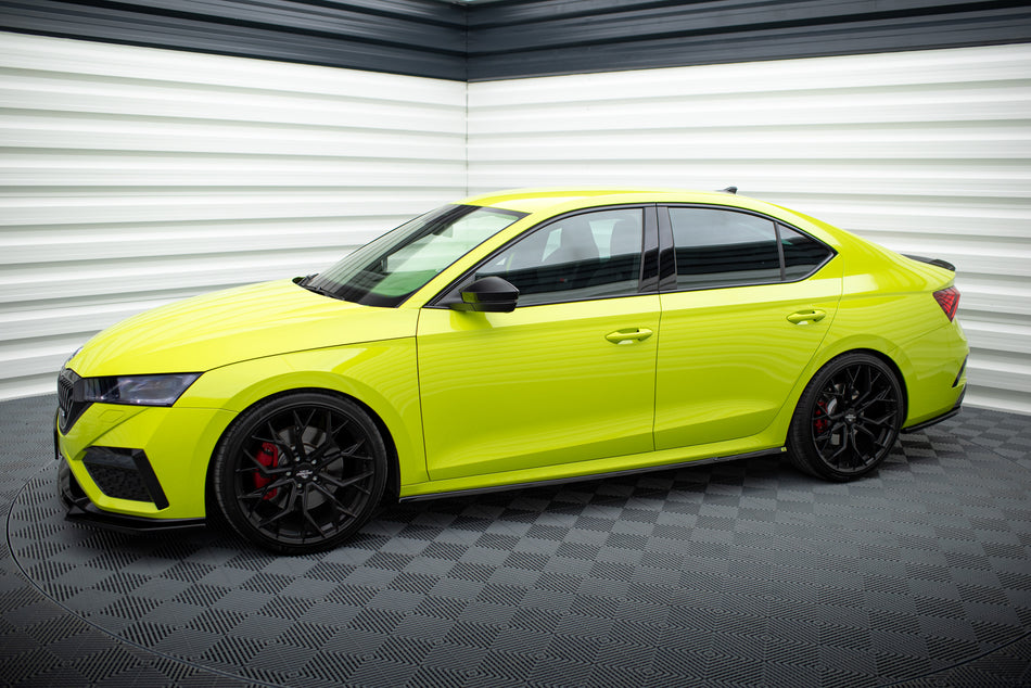 Side Skirts Diffusers V.1 suitable for Skoda Octavia RS Liftback / Combi Mk4