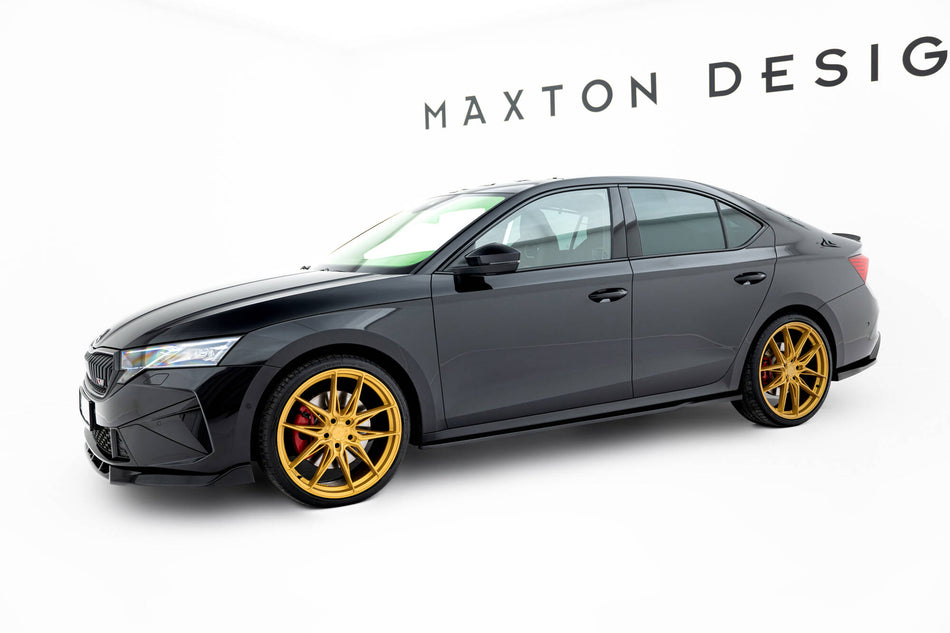 Side Skirts Diffusers V.1 suitable for Skoda Octavia RS Liftback / Combi Mk4 Facelift