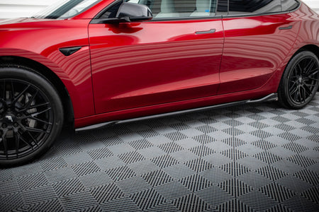 Side Skirts Diffusers V.1 suitable for Tesla Model 3 Mk1 / Mk1 Facelift