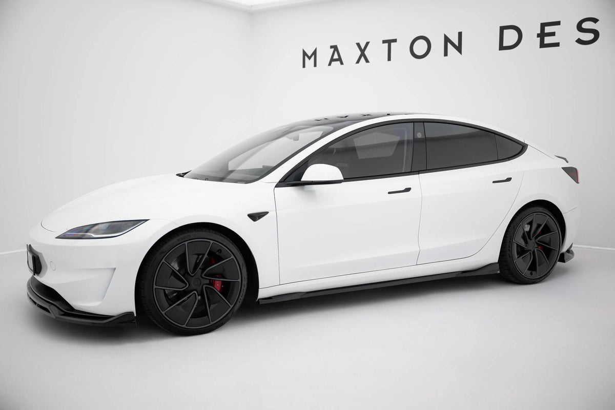 Side Skirts Diffusers V.1 suitable for Tesla Model 3 Performance Mk1 Facelift