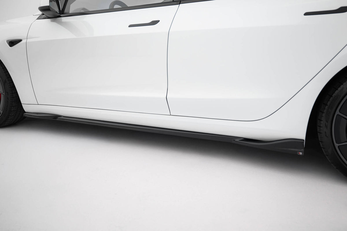 Side Skirts Diffusers V.1 suitable for Tesla Model 3 Performance Mk1 Facelift