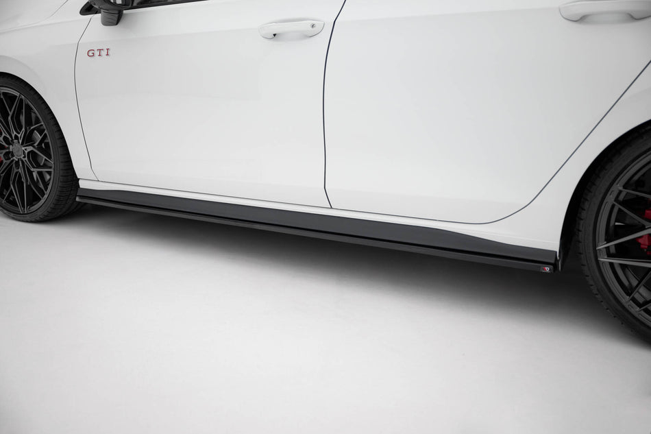 Side Skirts Diffusers V.1 suitable for Volkswagen Golf GTI / GTE / GTI Clubsport / GTD / R-Line Mk8