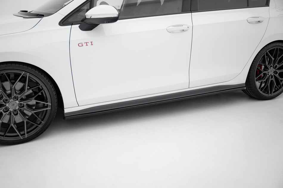 Side Skirts Diffusers V.1 suitable for Volkswagen Golf GTI / GTE / GTI Clubsport / GTD / R-Line Mk8