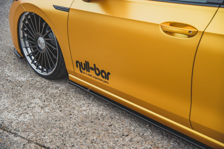 Side Skirts Diffusers V.1 suitable for Volkswagen Golf Hatchback Mk8