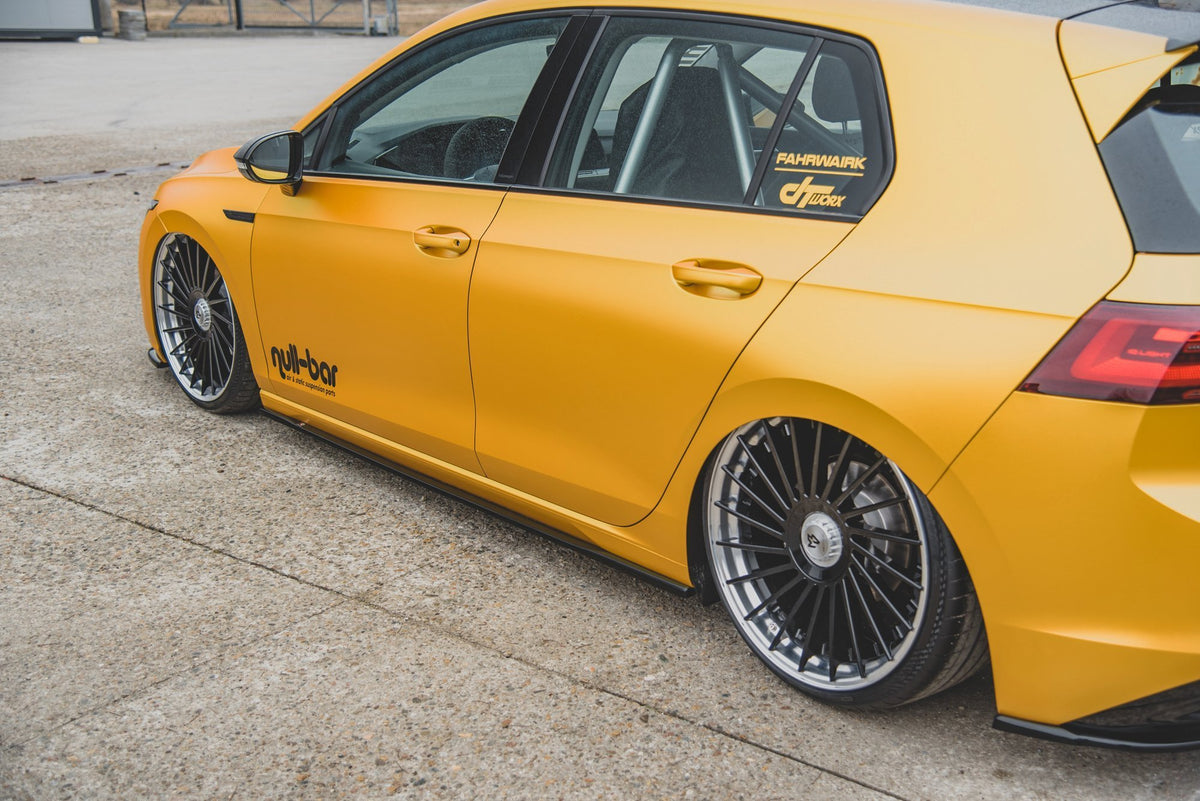 Side Skirts Diffusers V.1 suitable for Volkswagen Golf Hatchback Mk8