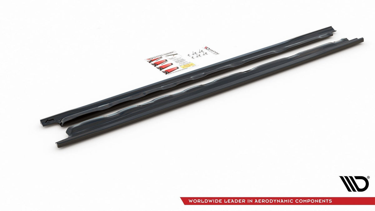 Side Skirts Diffusers V.1 suitable for Volkswagen Golf Hatchback Mk8