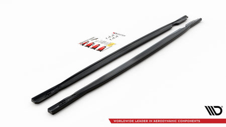Side Skirts Diffusers V.1 suitable for Volkswagen Golf R Hatchback Mk8