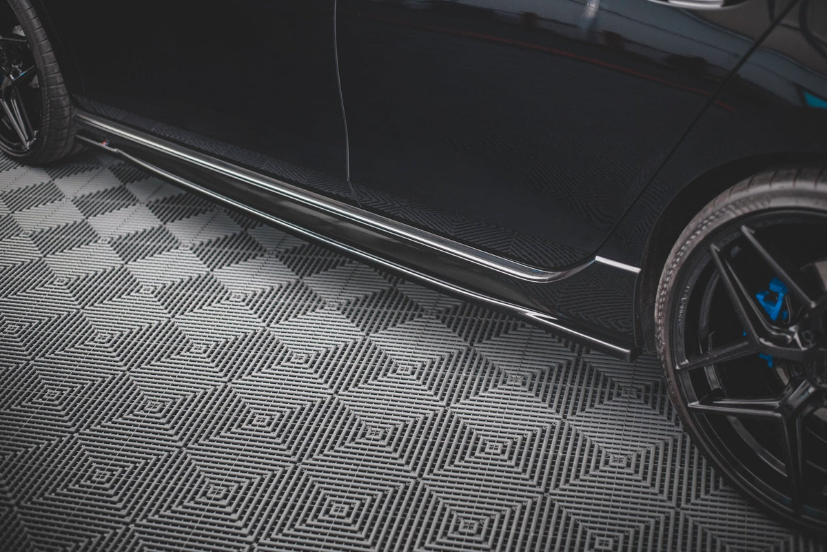 Side Skirts Diffusers V.1 suitable for Volkswagen Golf R Hatchback Mk8