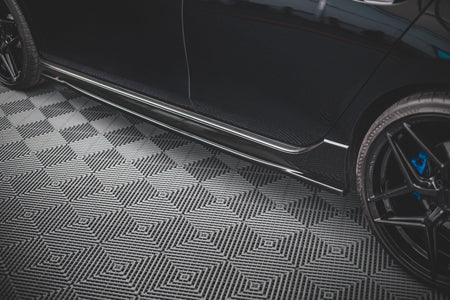 Side Skirts Diffusers V.1 suitable for Volkswagen Golf R Hatchback Mk8