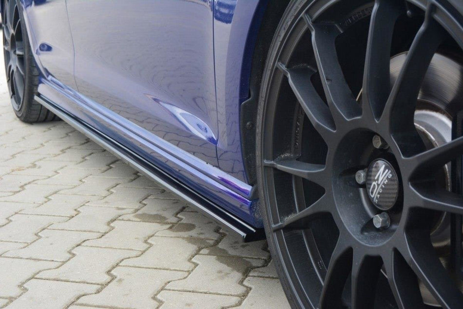 Side Skirts Diffusers V.1 suitable for Volkswagen Golf R / R-Line Mk7