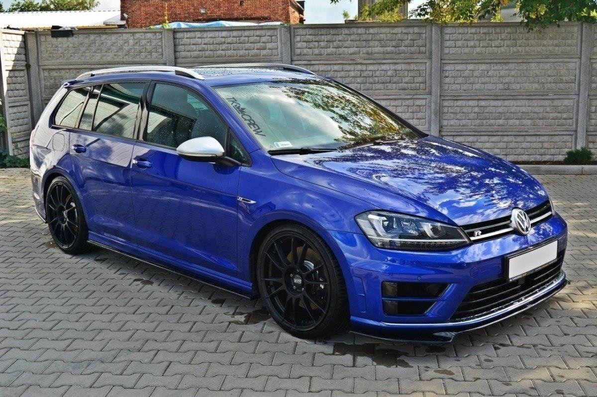 Side Skirts Diffusers V.1 suitable for Volkswagen Golf R / R-Line Mk7