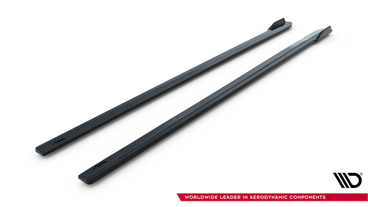 Side Skirts Diffusers V.1 suitable for Volkswagen Golf R / R-Line Mk7 Facelift