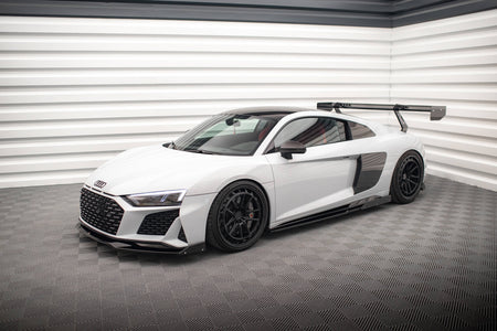 Side Skirts Diffusers  V.2+ Flaps suitable for Audi R8 Mk2 Facelift