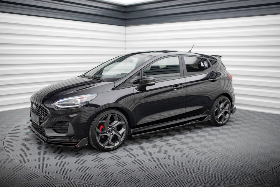 Side Skirts Diffusers V.2 + Flaps suitable for Ford Fiesta ST / ST-Line