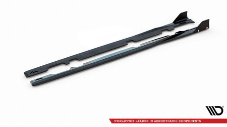 Side Skirts Diffusers V.2 + Flaps suitable for Ford Fiesta ST / ST-Line