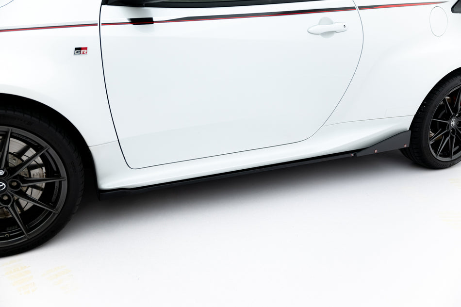 Side Skirts Diffusers V.2 + Flaps suitable for Toyota GR Yaris Mk4