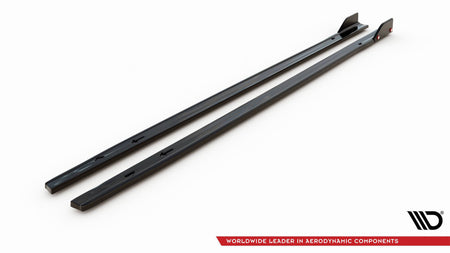 Side Skirts Diffusers V.2 + Flaps suitable for Volkswagen Golf GTI / GTE / GTI Clubsport / GTD / R-Line Mk8