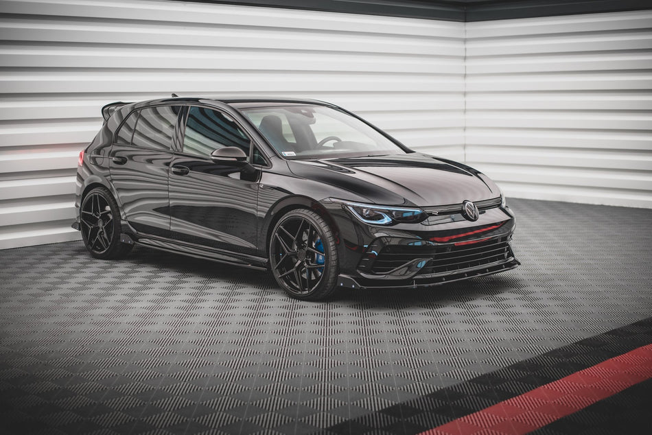 Side Skirts Diffusers V.2 + Flaps suitable for Volkswagen Golf R Hatchback Mk8