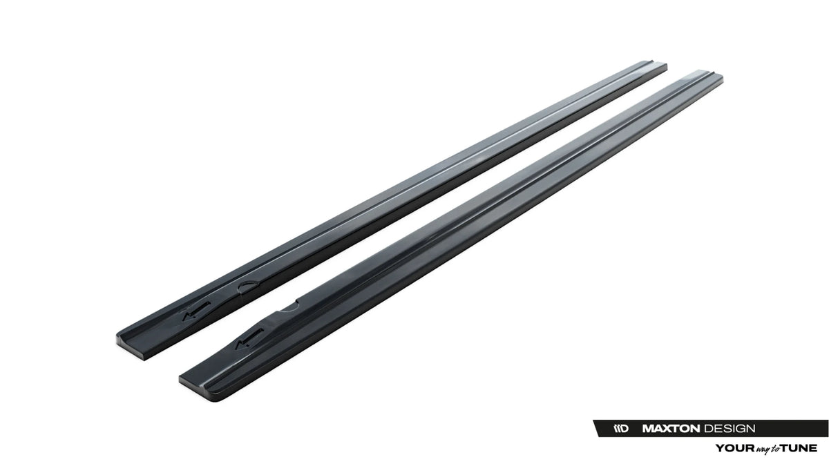 Side Skirts Diffusers V.2 suitable for Audi A4 / A4 S-Line / S4 B8