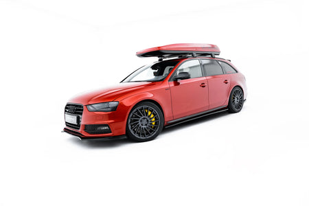 Side Skirts Diffusers V.2 suitable for Audi A4 / A4 S-Line / S4 B8
