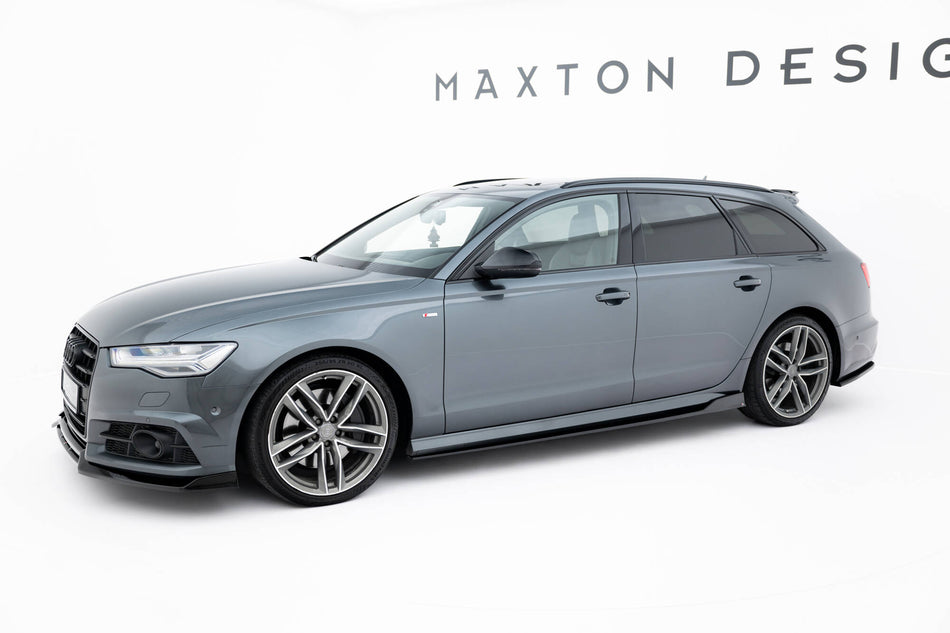Side Skirts Diffusers V.2 suitable for Audi A6 / A6 C7 S-line/ S6 C7 Facelift