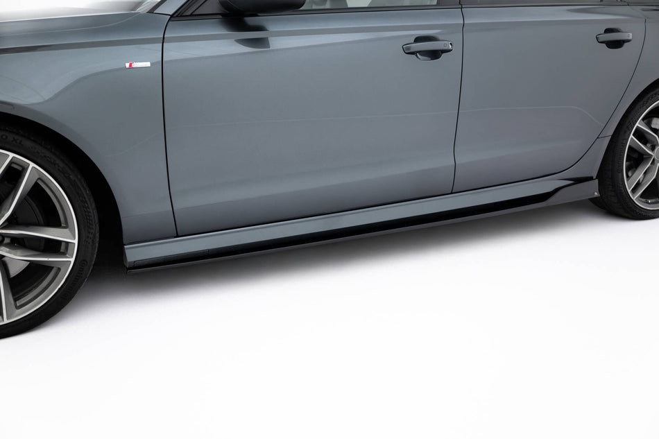 Side Skirts Diffusers V.2 suitable for Audi A6 / A6 C7 S-line/ S6 C7 Facelift