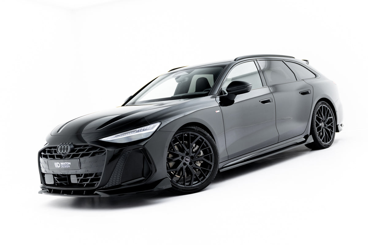 Side Skirts Diffusers V.2 suitable for Audi A6 S-Line C9